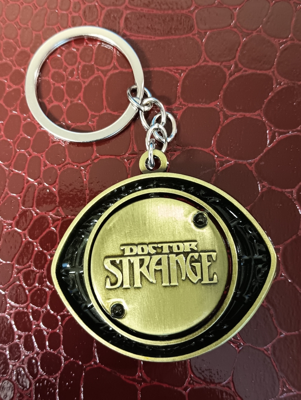 Dr Strange Eye Emblem Key Ring- New - Picture 2 of 4